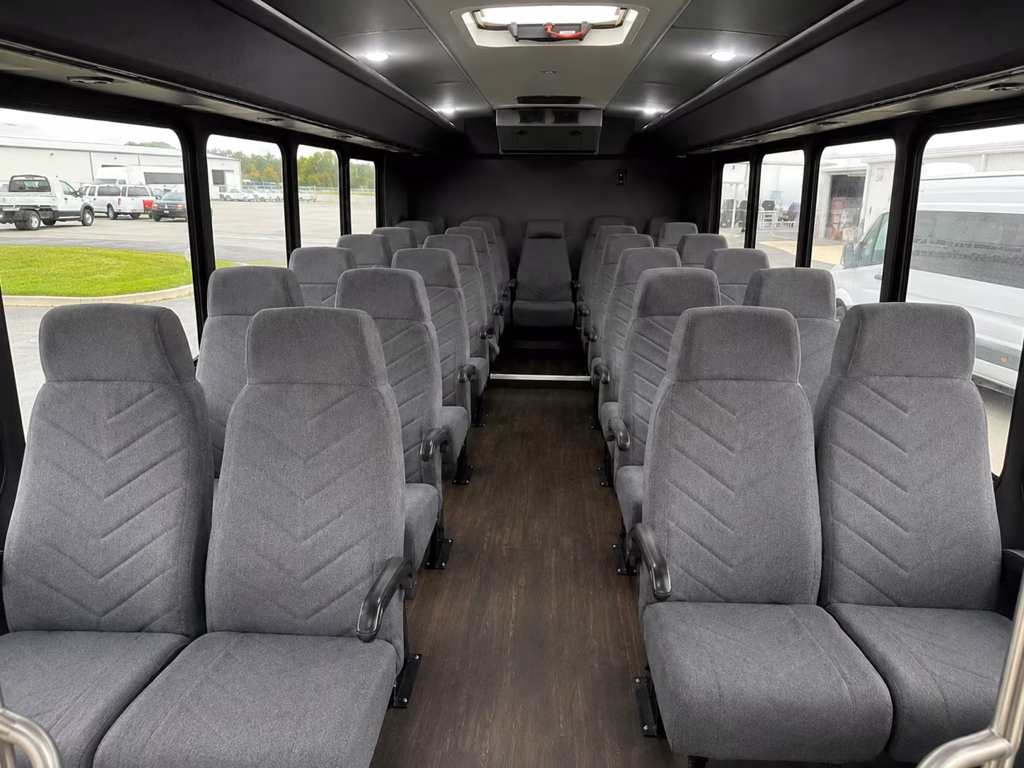 15 passenger minibus interior