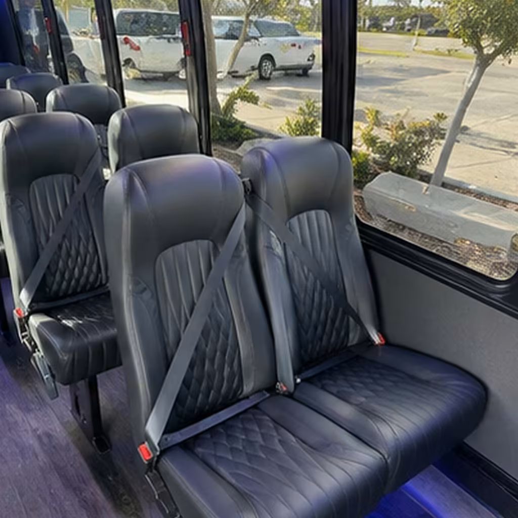 35 passenger minibus inside