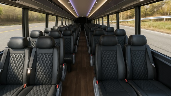 hemet 18 passenger minibus inside