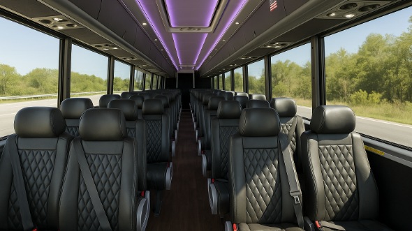 hemet 35 passenger minibus inside