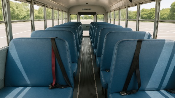 hemet school bus rental interior