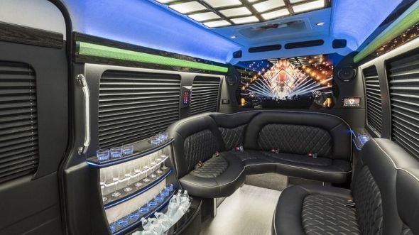 hemet sprinter limo rental inside